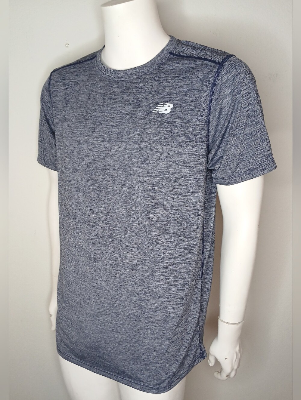 New Balance Men’s Heather Navy Performance Tee